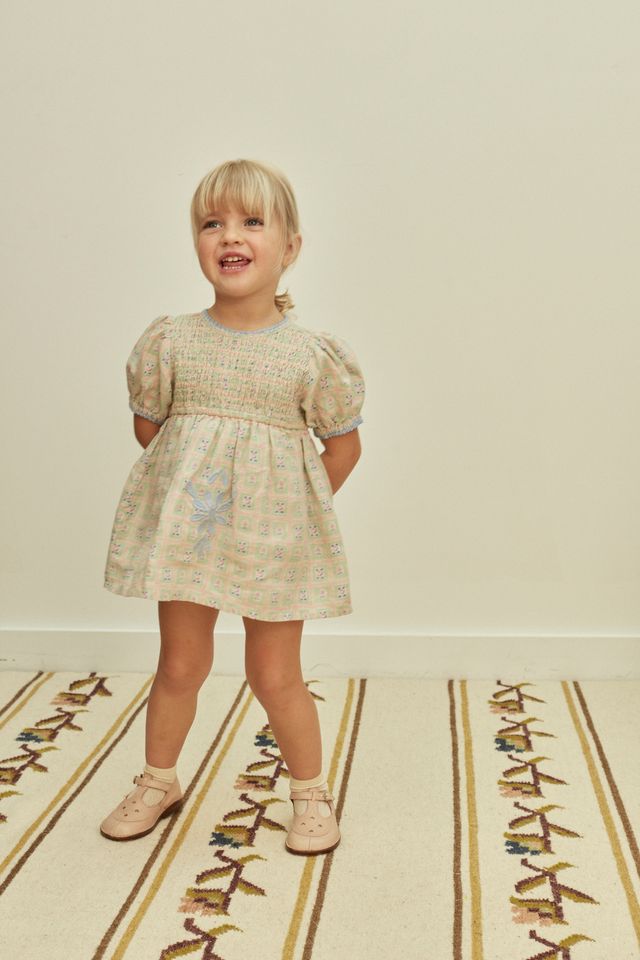 Baby Noemie Dress Romper || Rosepanel Mint – Honey Pie Children's