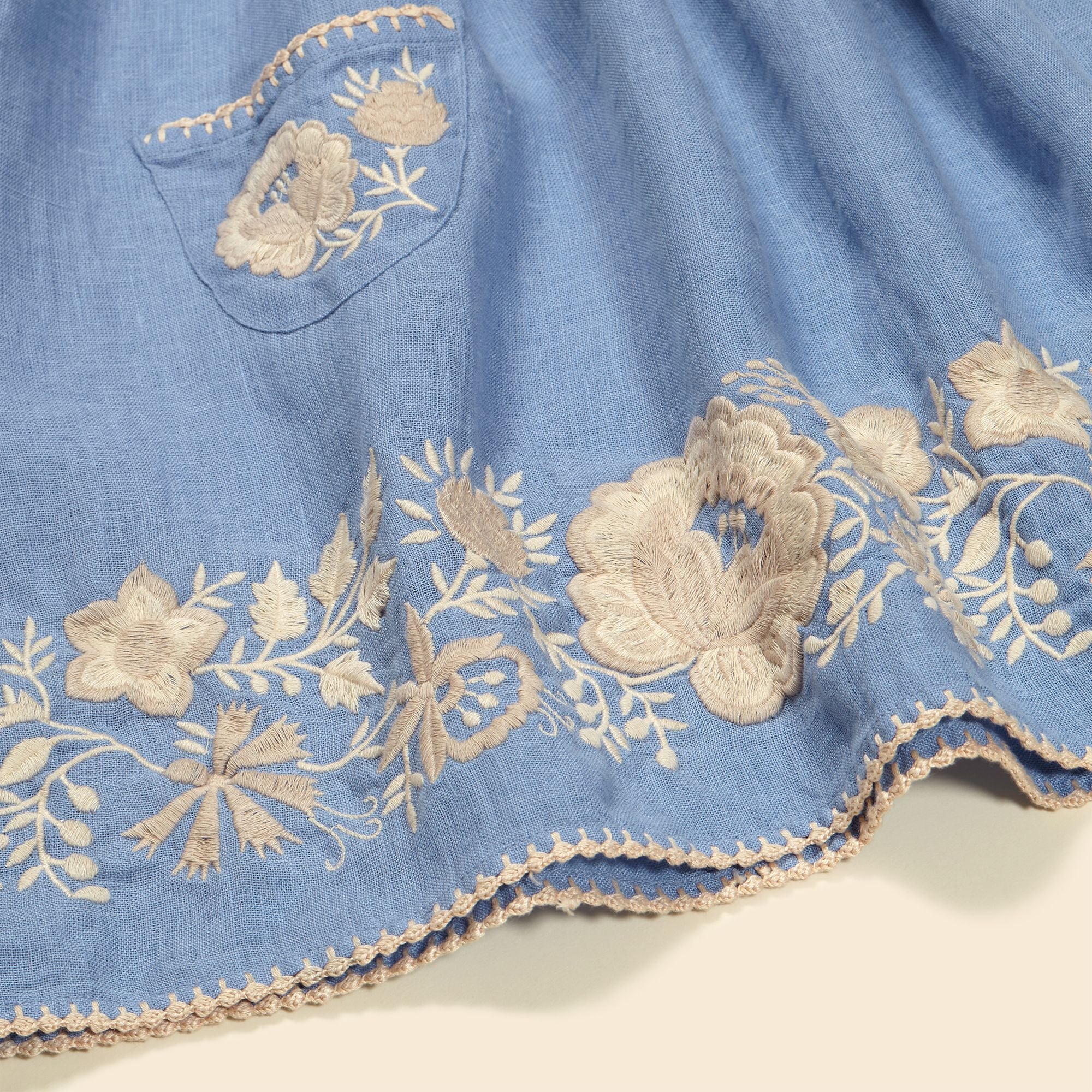 レビュー高評価の商品 Fay Apolina Dress Boutique Children's Pie Honey – Cornflower || ワンピース